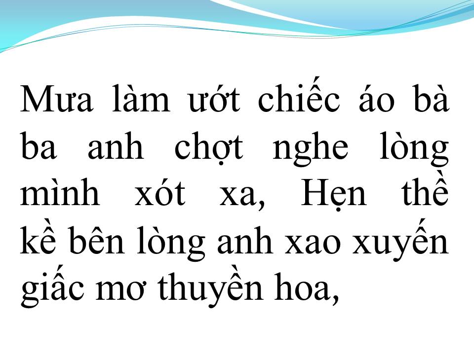 Lời bài hát CHUNG MỘT BẾN ĐÒ