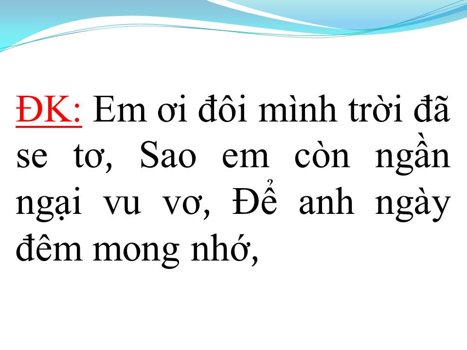 Lời bài hát CHUNG MỘT BẾN ĐÒ