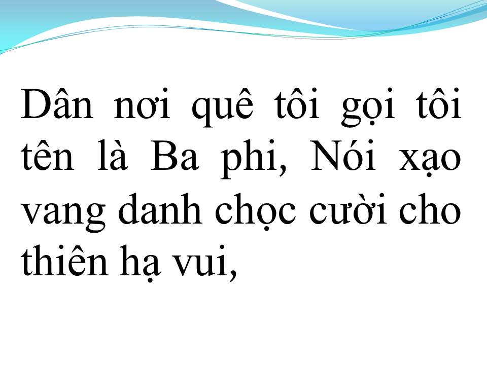Lời bài hát BA PHI MIỆT VƯỜN
