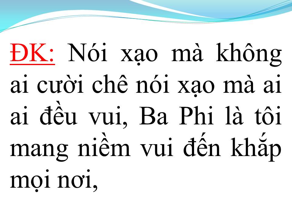 Lời bài hát BA PHI MIỆT VƯỜN