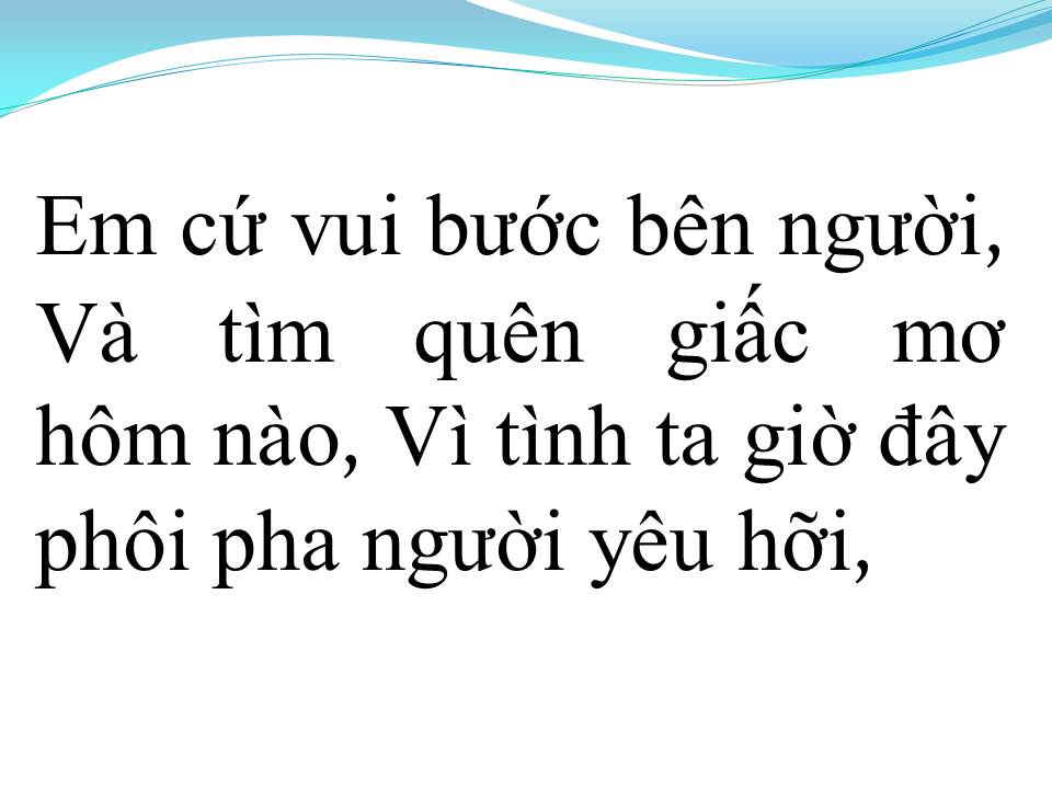 Lời bài hát THÀ NGƯỜI ĐỪNG NÓI