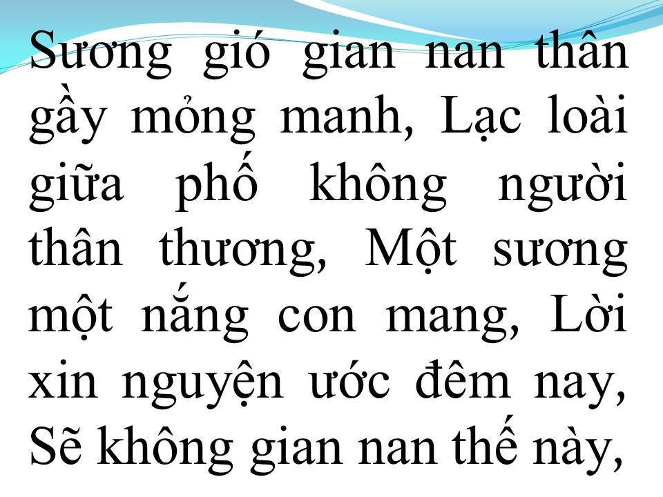 Lời bài hát NHẬT KÝ CHO BA