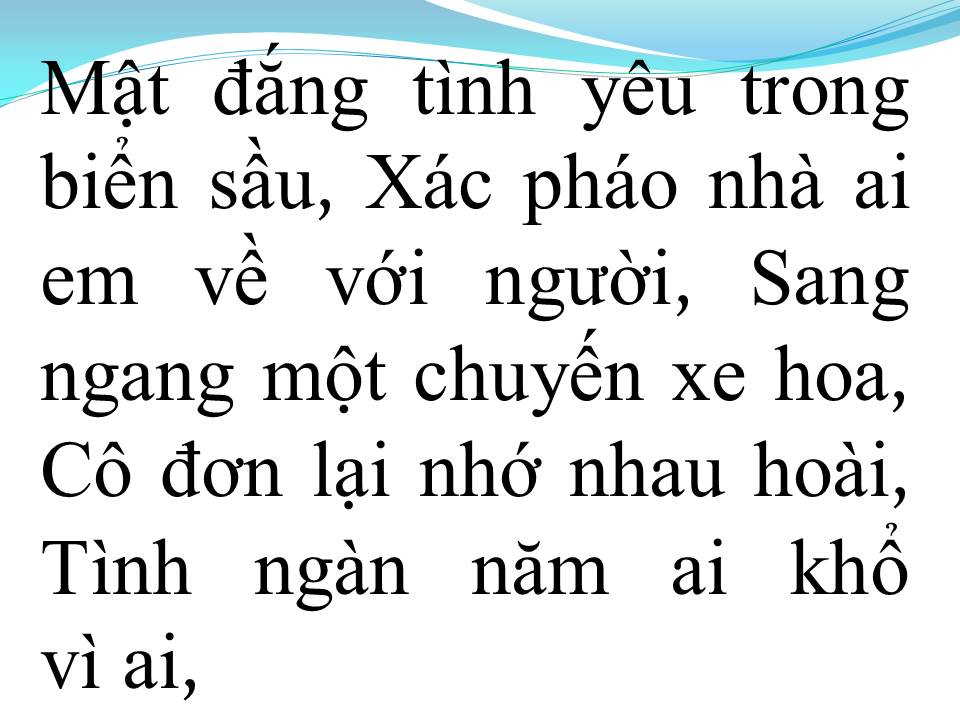 Lời bài hát NGẪU HỨNG BOLERO
