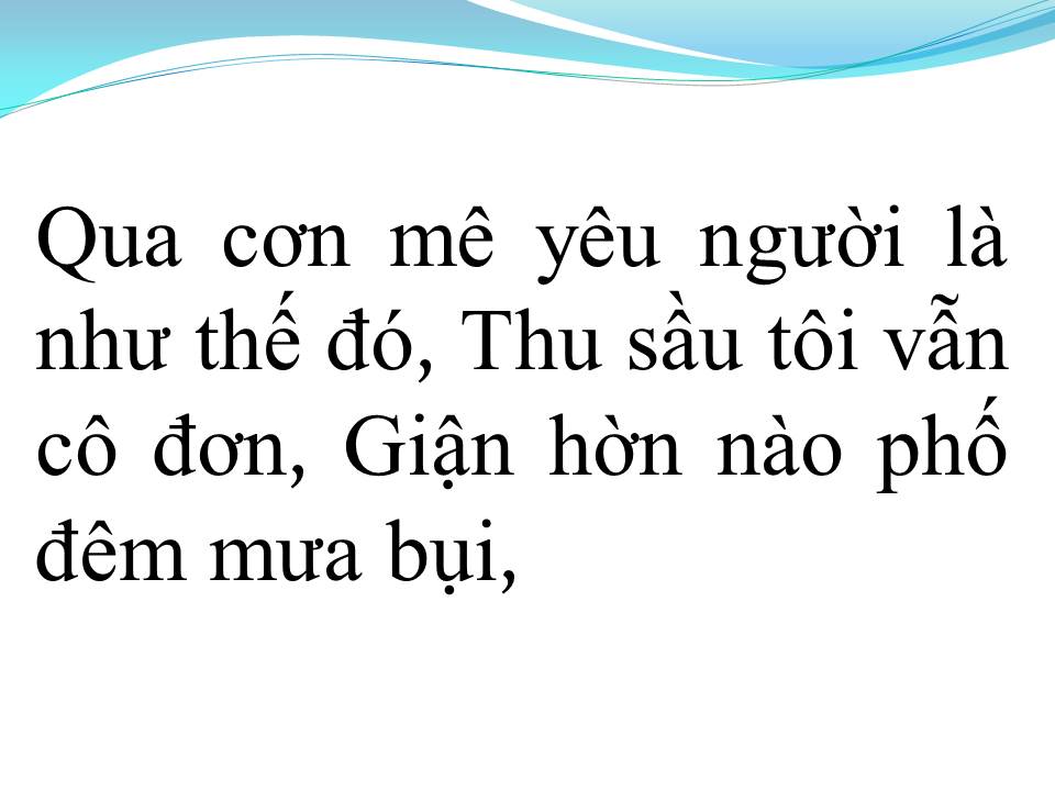 Lời bài hát NGẪU HỨNG BOLERO