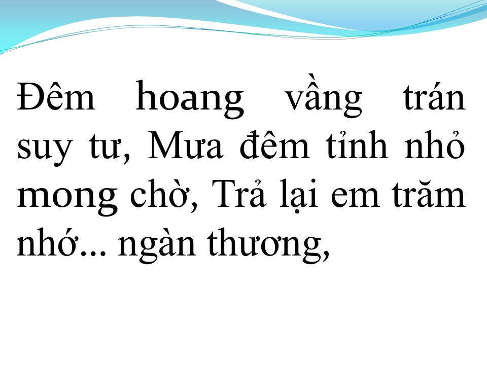 Lời bài hát NGẪU HỨNG BOLERO