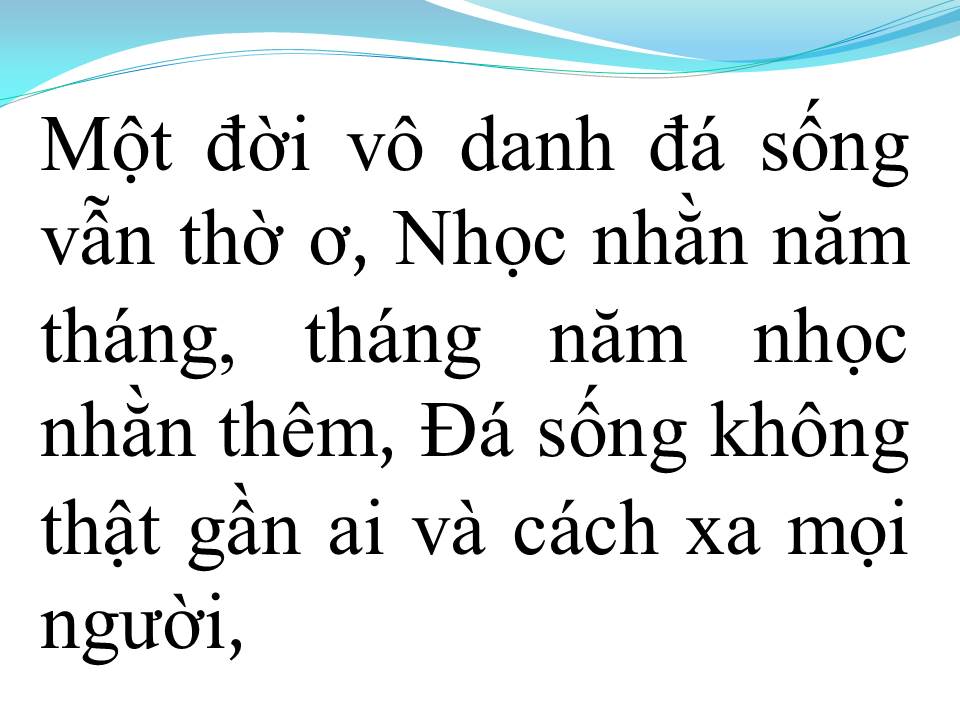 Lời bài hát TÂM HỒN CỦA ĐÁ