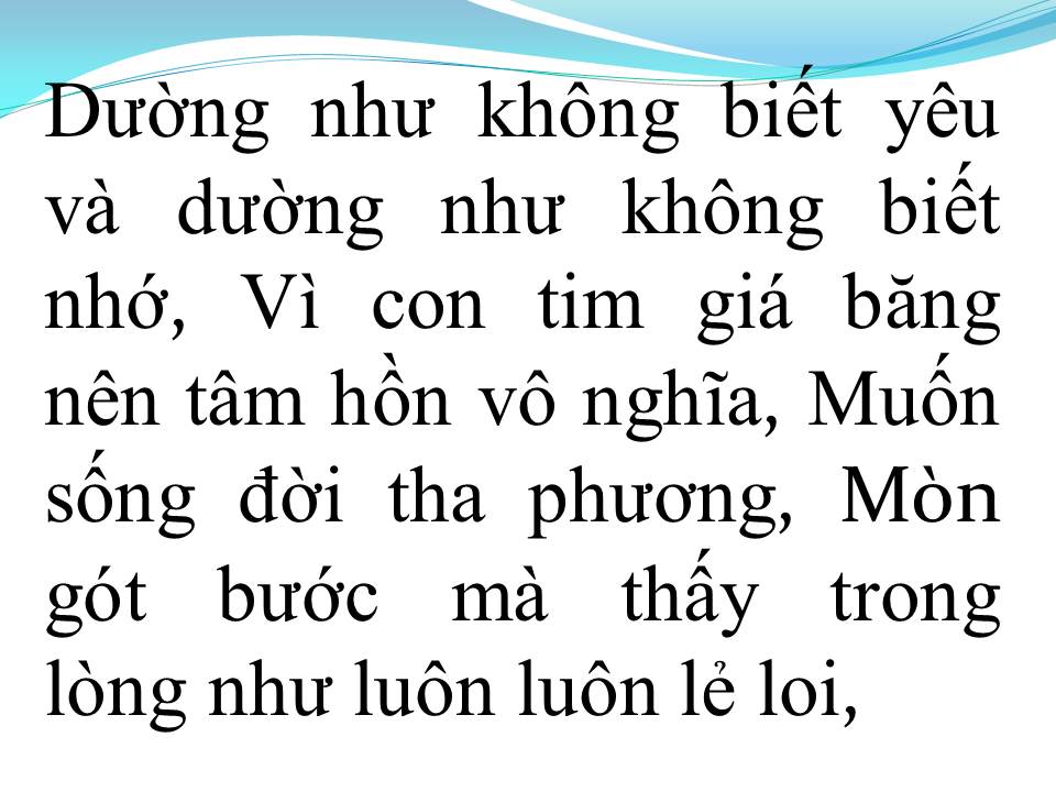 Lời bài hát TÂM HỒN CỦA ĐÁ