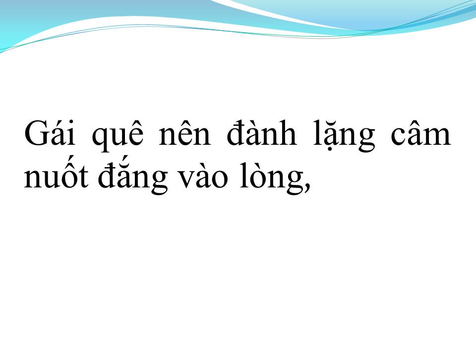 Lời bài hát GÁI QUÊ