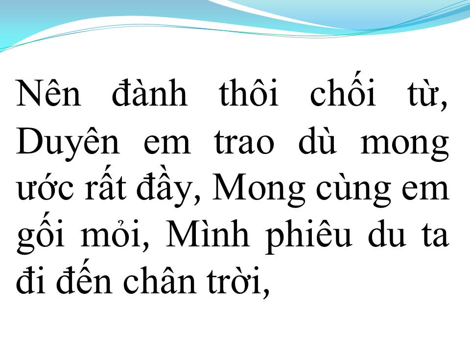 Lời bài hát BAO GIỜ EM MỚI HIỂU