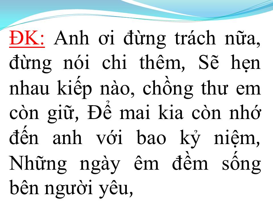 Lời bài hát MỘT CHUYẾN XE HOA