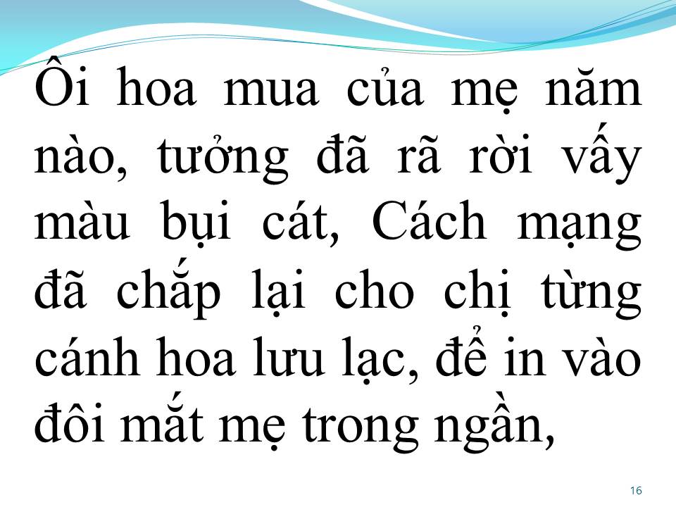 Lời bài hát HOA MUA TRẮNG (TÂN CỔ)