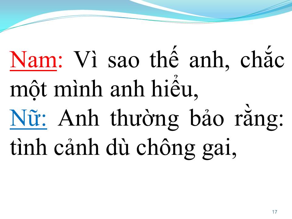 Lời bài hát TÂM SỰ VỚI ANH (SONG CA)