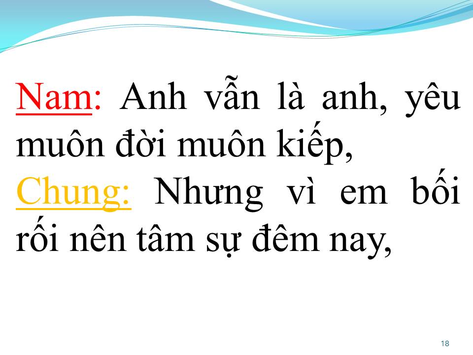 Lời bài hát TÂM SỰ VỚI ANH (SONG CA)