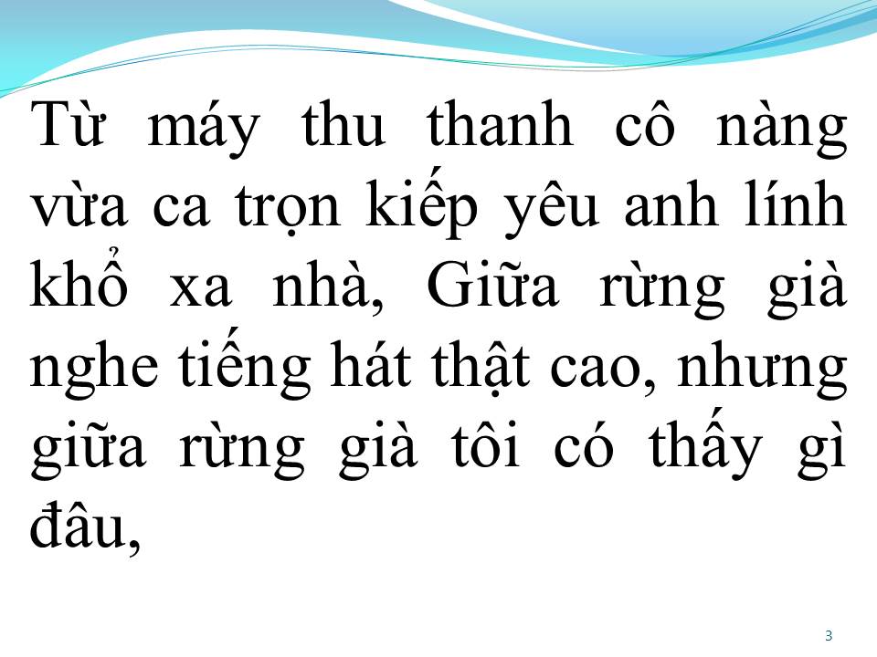 Lời bài hát RỪNG LÁ THẤP (TÂN CỔ)