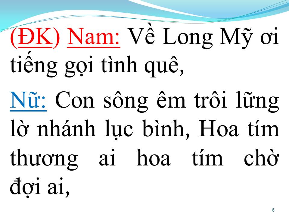 Lời bài hát TIẾNG GỌI TÌNH QUÊ (SONG CA)