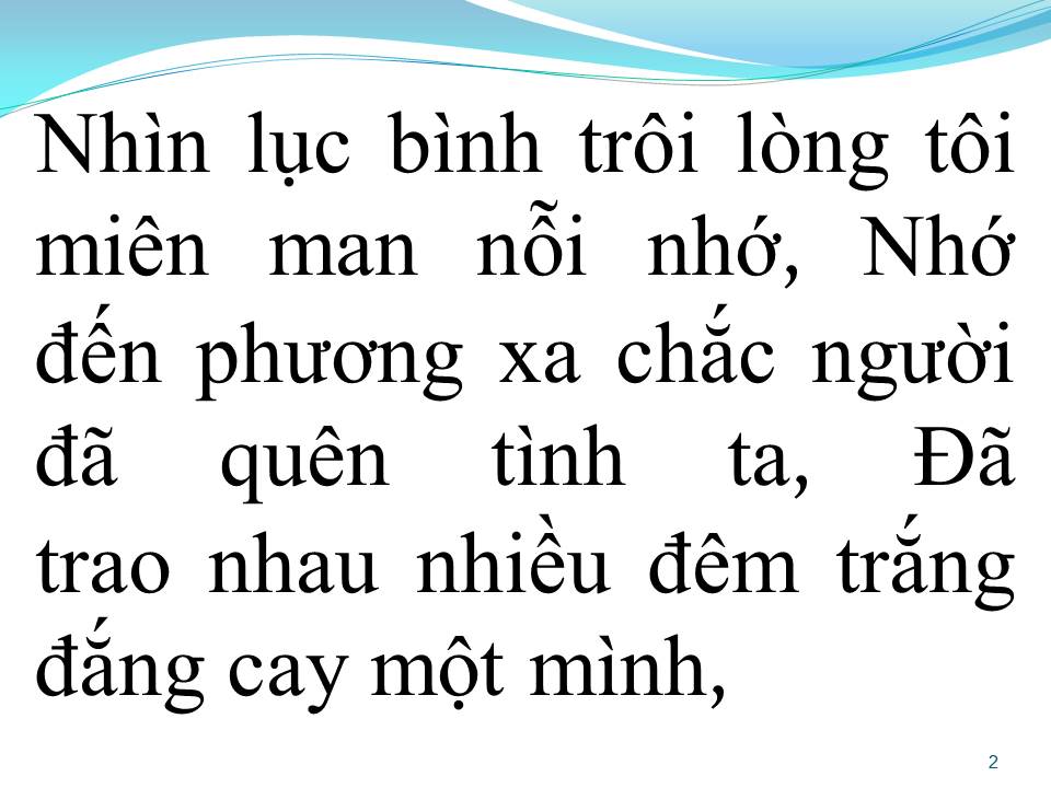 Lời bài hát GIỌT SẦU TƯƠNG TƯ
