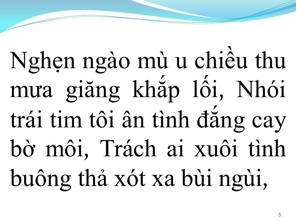 Lời bài hát GIỌT SẦU TƯƠNG TƯ