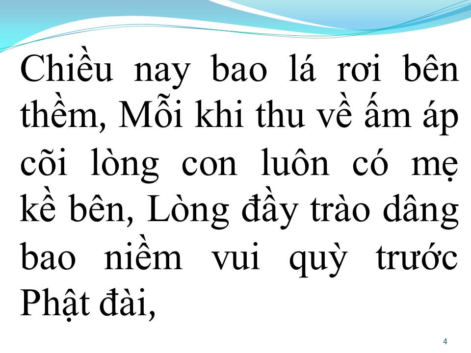 Lời bài hát VU LAN NHỚ MẸ