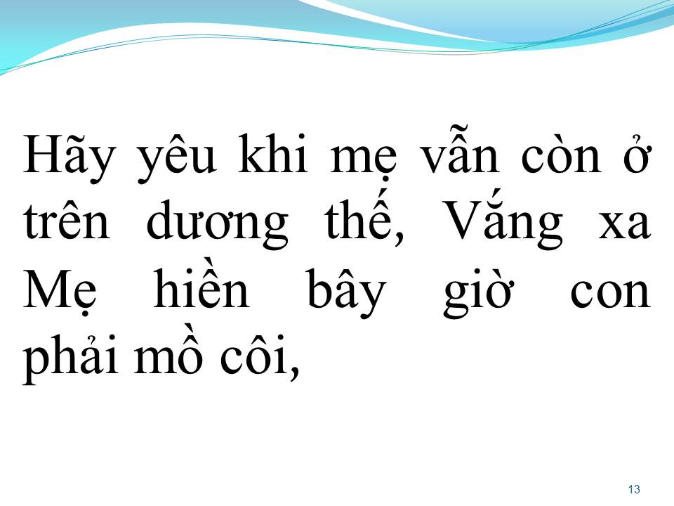 Lời bài hát VU LAN NHỚ MẸ