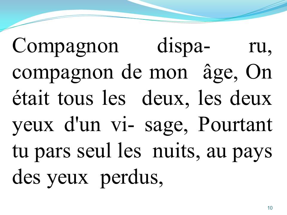 Lời bài hát ÁO EM THU VÀNG (COMPAGNON DISPARU)