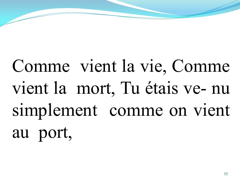 Lời bài hát ÁO EM THU VÀNG (COMPAGNON DISPARU)