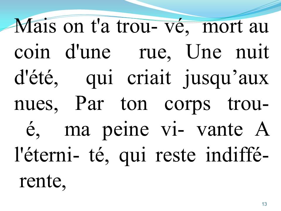 Lời bài hát ÁO EM THU VÀNG (COMPAGNON DISPARU)