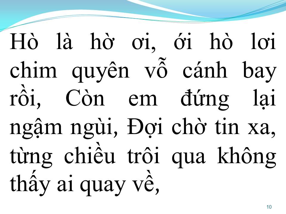 Lời bài hát TIẾNG CHIM QUYÊN