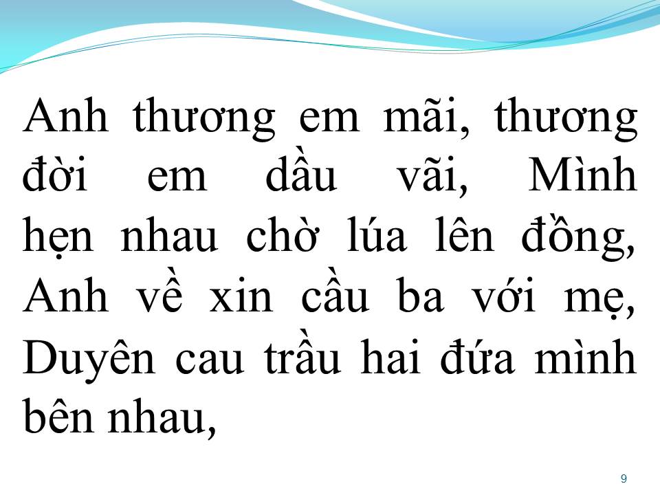 Lời bài hát CHUYỆN CON CÁ TRÊN ĐỒNG