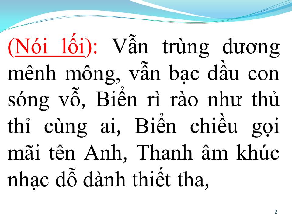 Lời bài hát BIỂN CHIỀU (TÂN CỔ)