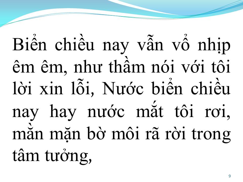 Lời bài hát BIỂN CHIỀU (TÂN CỔ)