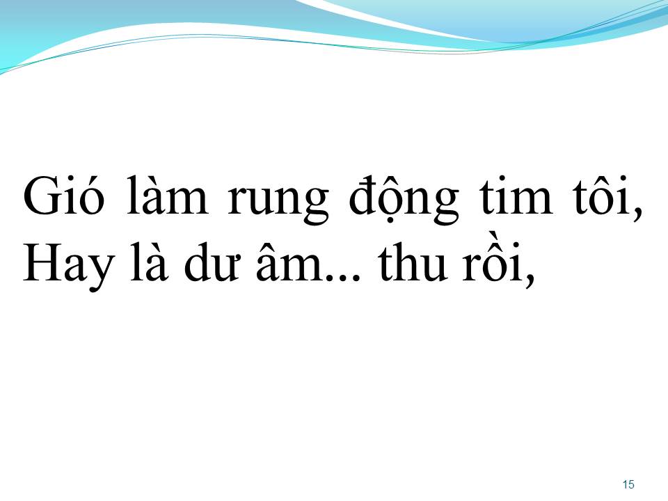 Lời bài hát HOÀI THU
