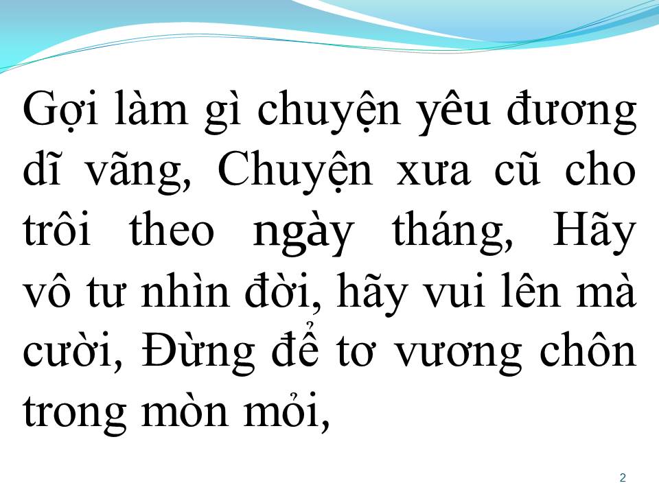 Lời bài hát HÃY SỐNG CHO TUỔI TRẺ (Say you will Speak of love)