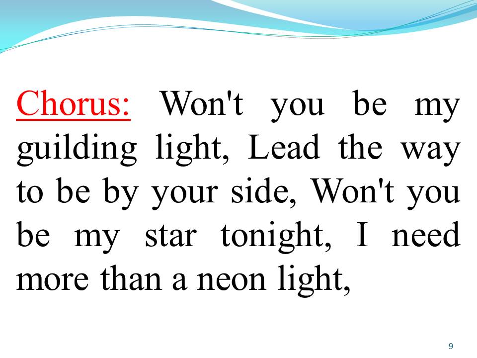 Lời bài hát HÃY SỐNG CHO TUỔI TRẺ (Say you will Speak of love)