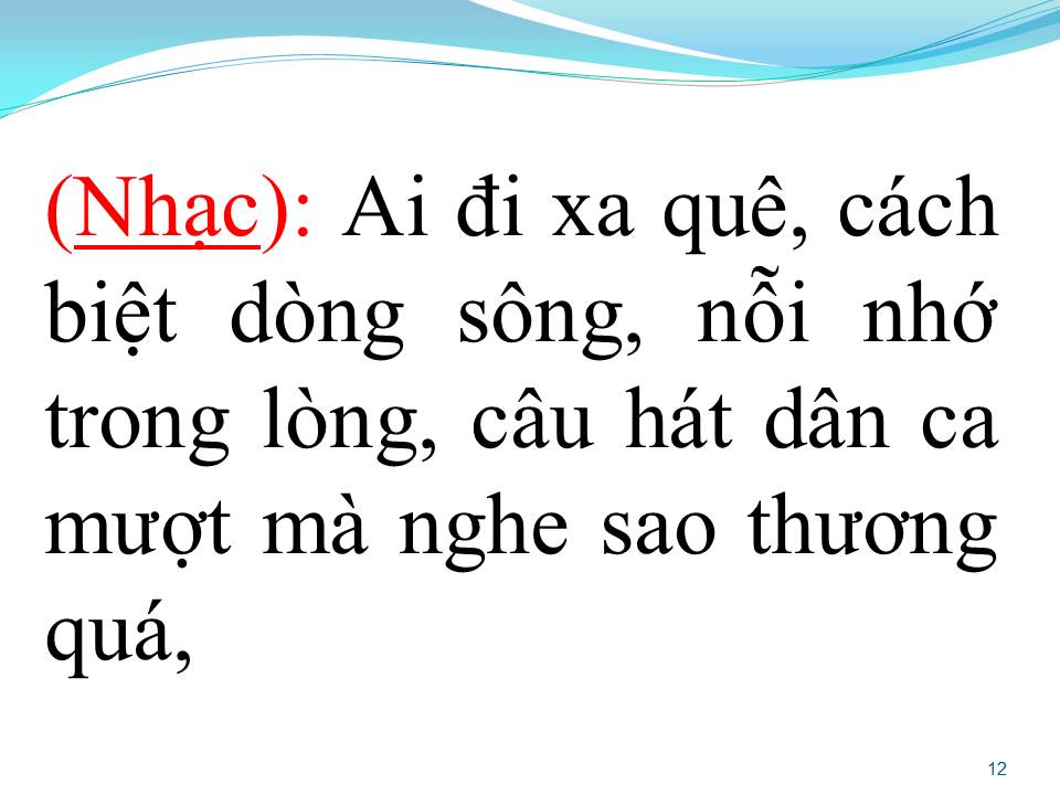 Lời bài hát VỌNG CỔ TÌNH QUÊ
