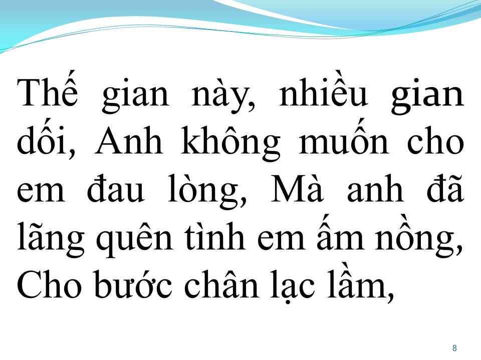 Lời bài hát THẬT LÒNG