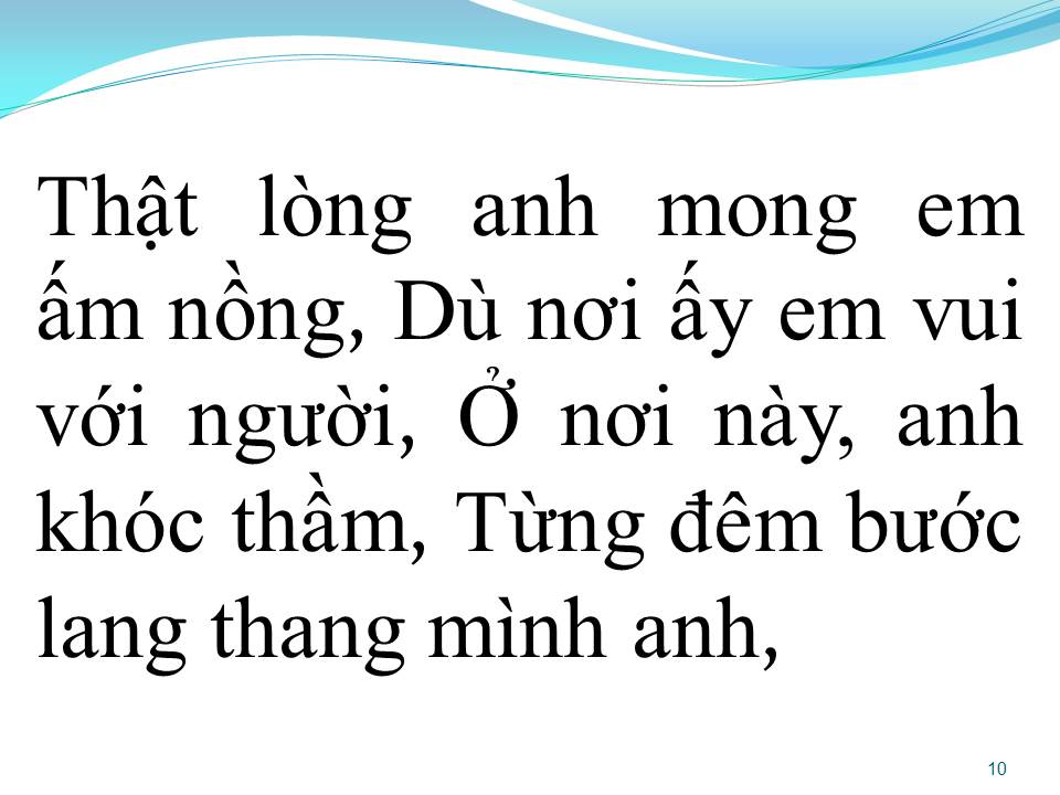Lời bài hát THẬT LÒNG