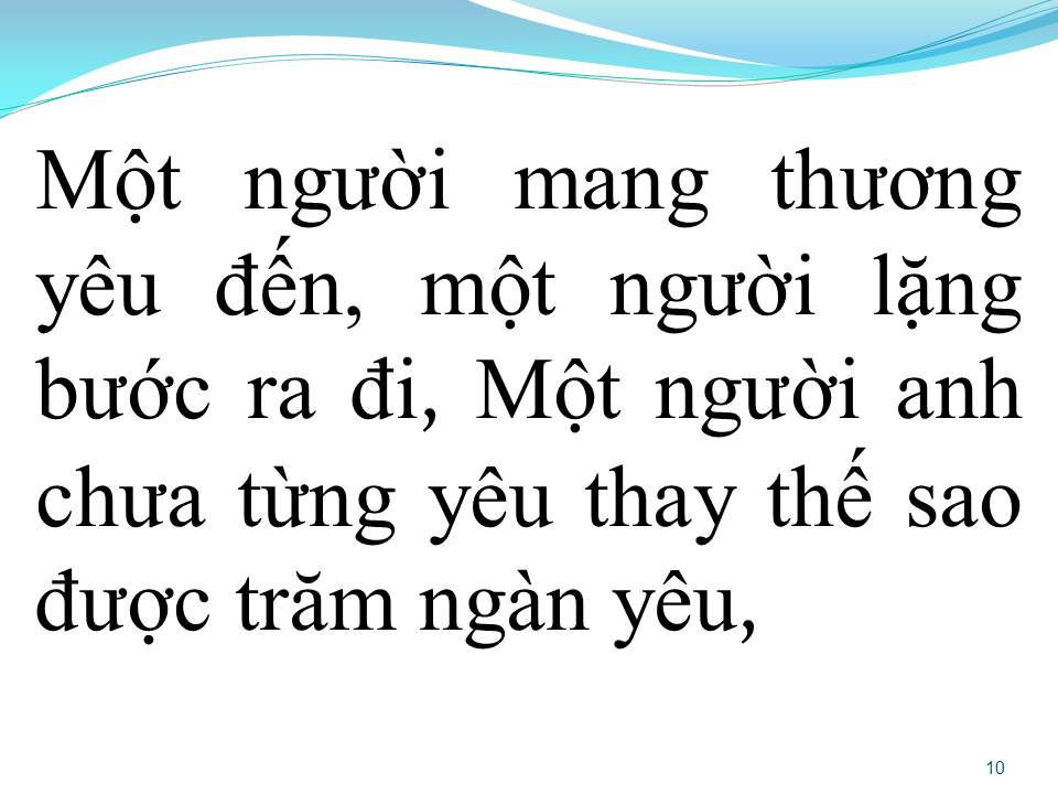 Lời bài hát THAY THẾ