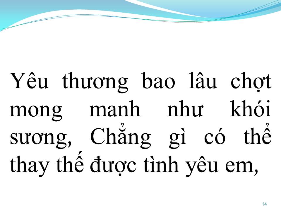 Lời bài hát THAY THẾ