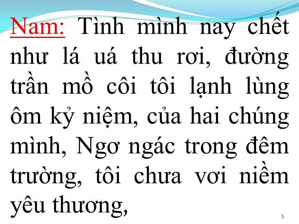 Lời bài hát KHÔNG BAO GIỜ QUÊN ANH (SONG CA)