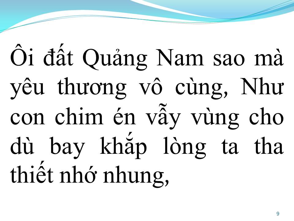 Lời bài hát QUẢNG NAM YÊU THƯƠNG