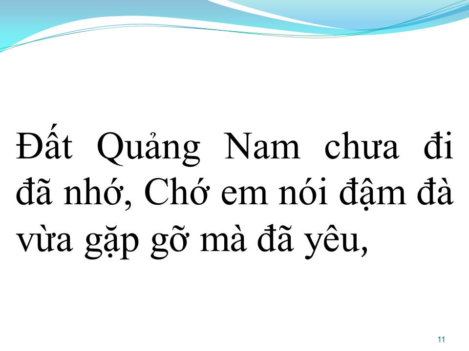 Lời bài hát QUẢNG NAM YÊU THƯƠNG