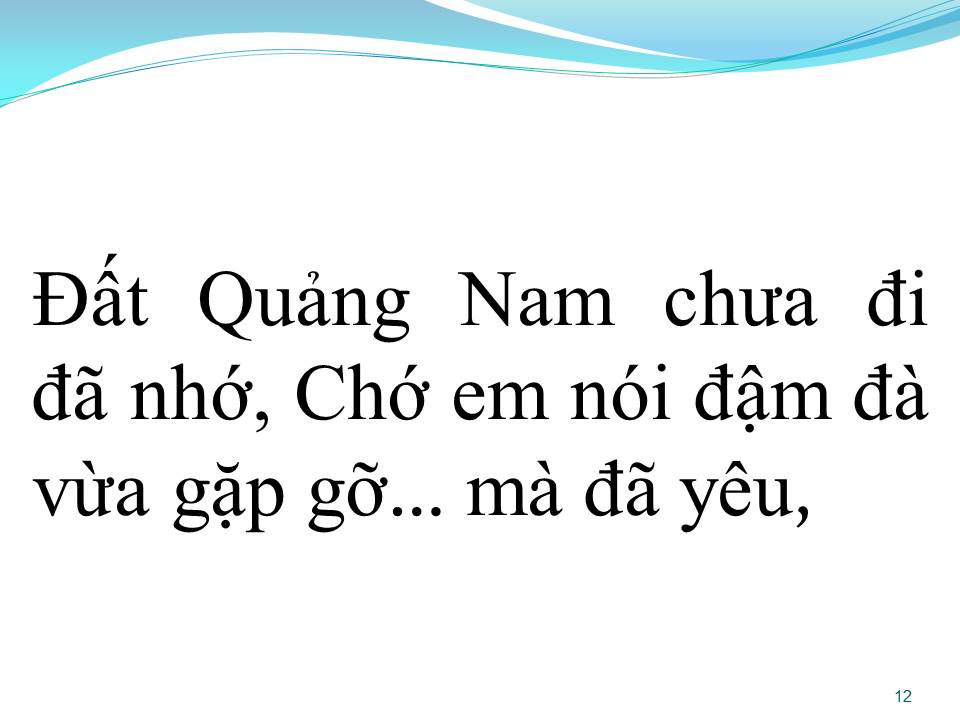 Lời bài hát QUẢNG NAM YÊU THƯƠNG