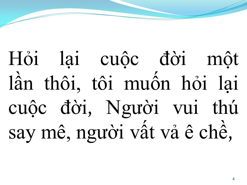 Lời bài hát MỘT LẦN THÔI