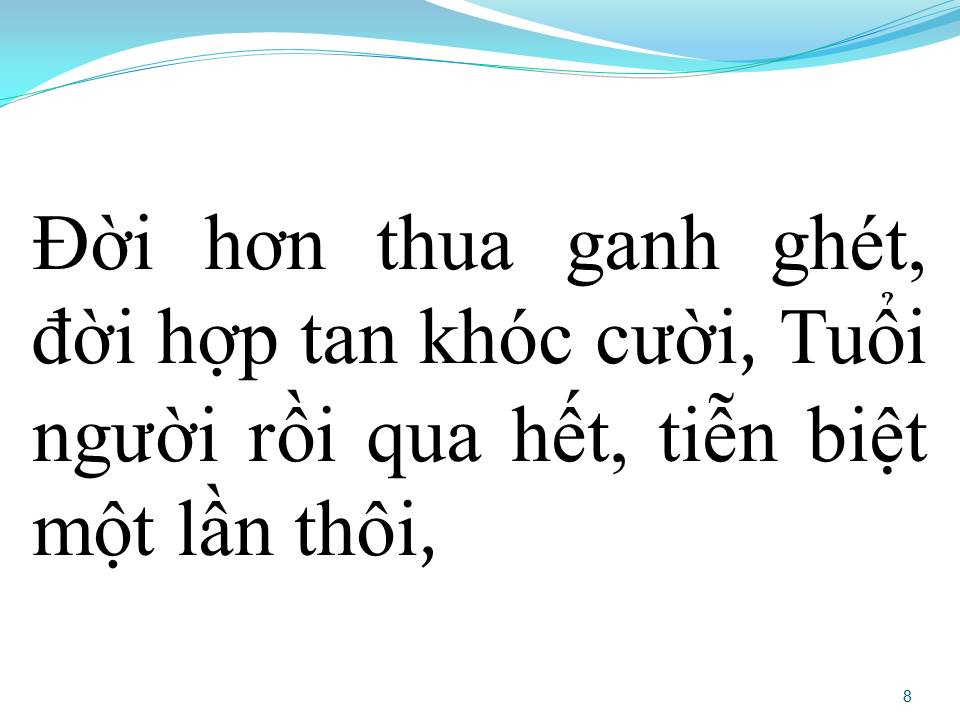 Lời bài hát MỘT LẦN THÔI