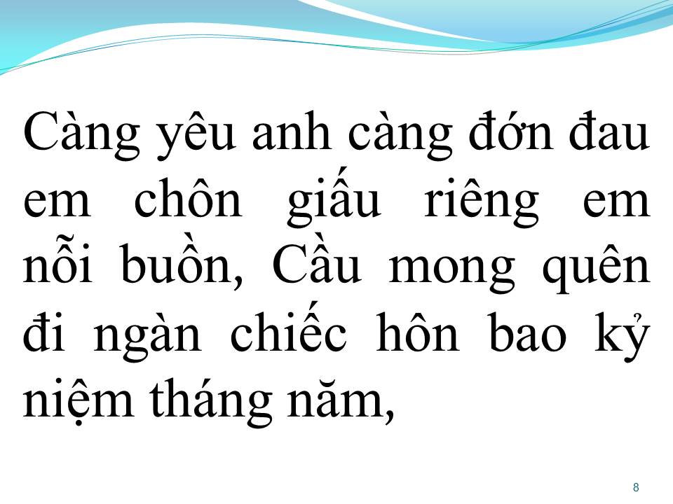 Lời bài hát CÀNG YÊU CÀNG ĐAU