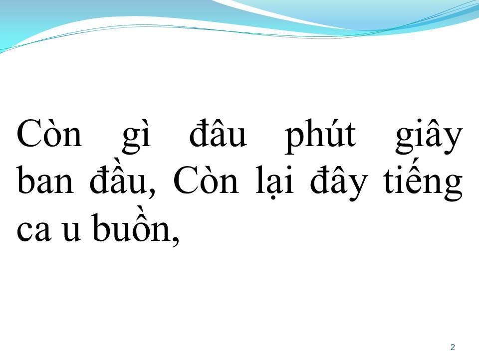 Lời bài hát BẾN SÔNG BUỒN