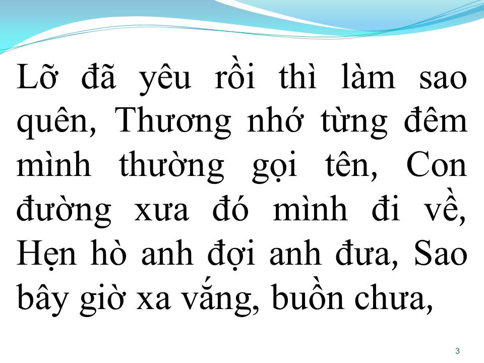 Lời bài hát ĐỜI CHỈ LÀ BỂ DÂU (MỘT THUỞ YÊU ANH)