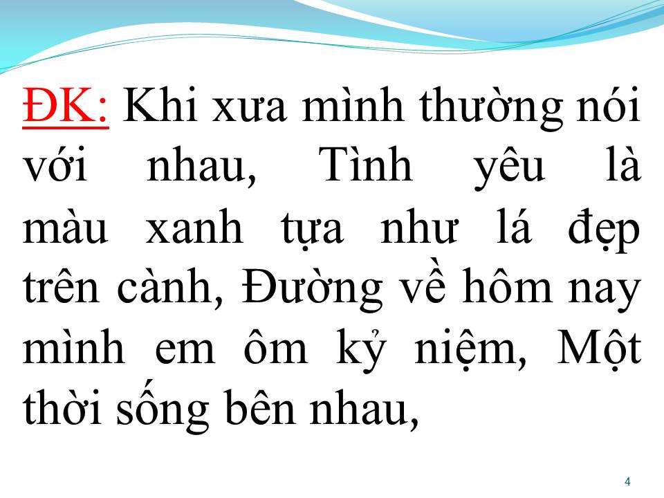 Lời bài hát ĐỜI CHỈ LÀ BỂ DÂU (MỘT THUỞ YÊU ANH)
