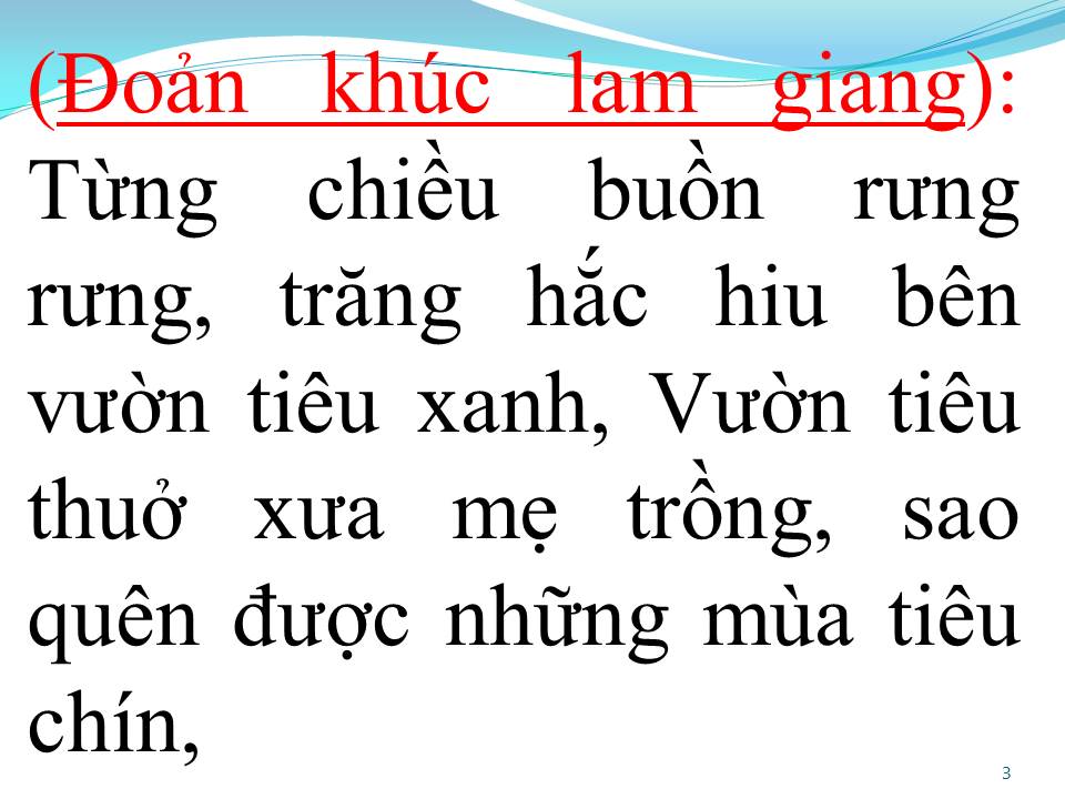 Lời bài hát VƯỜN TIÊU QUÊ MẸ (TÂN CỔ)