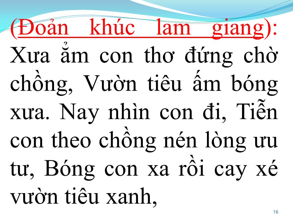 Lời bài hát VƯỜN TIÊU QUÊ MẸ (TÂN CỔ)